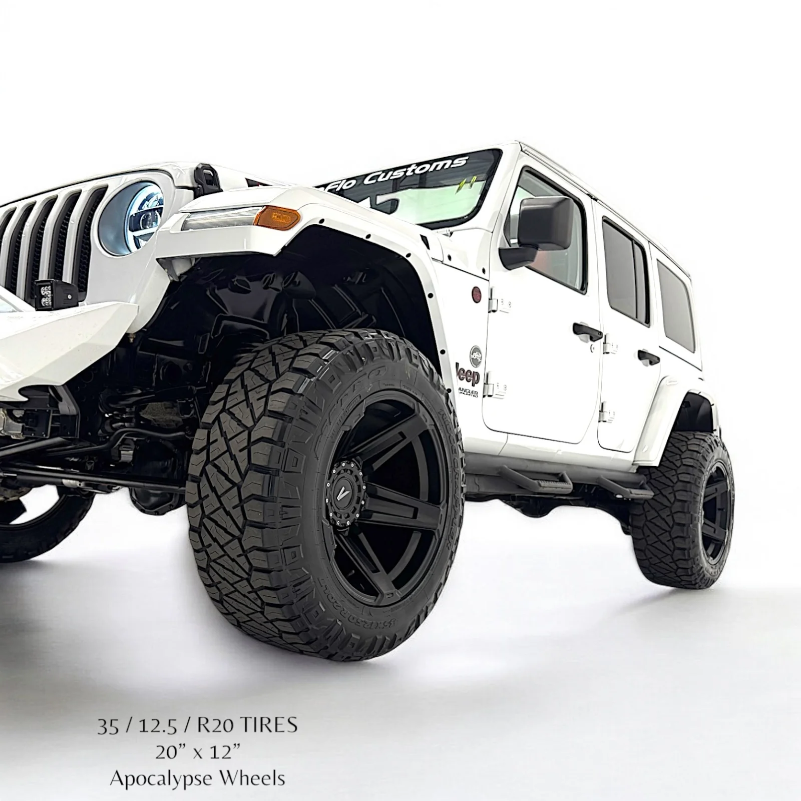 Apocalypse 5 Spoke Wheel for Jeep Gladiator /  Wrangler 5 Lug (Black) - Image 10