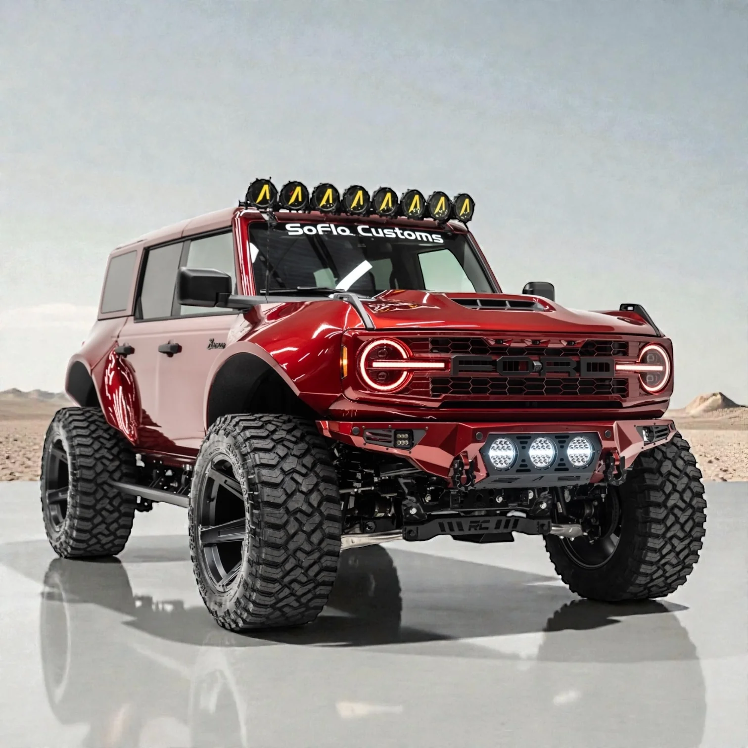 Ford Bronco Apocalypse 5 Spoke Wheel 6 Lug (Black) - Image 5