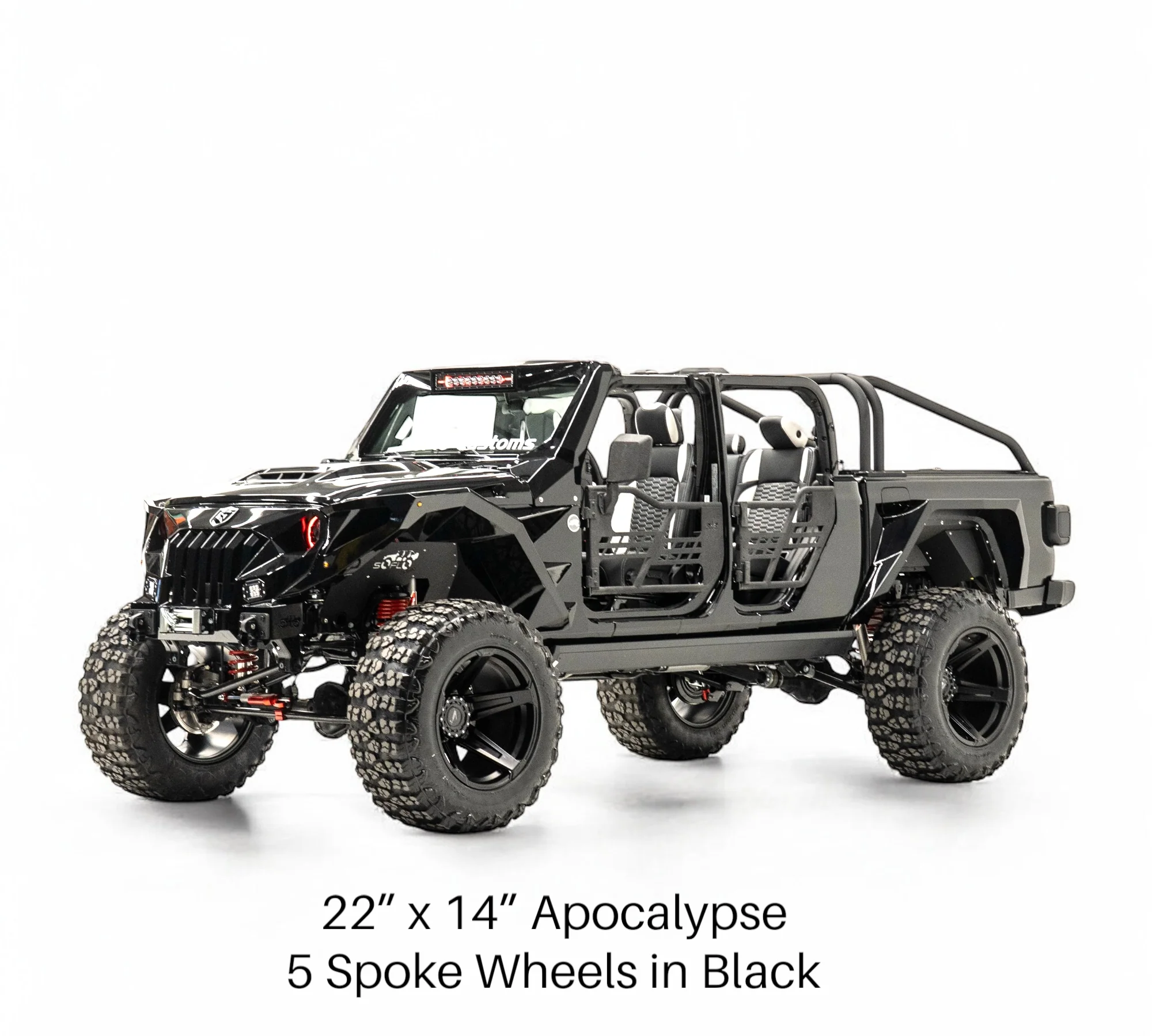 Apocalypse 5 Spoke Wheel for Jeep Wrangler and Gladiator 5 Lug (Bronze) - Image 15