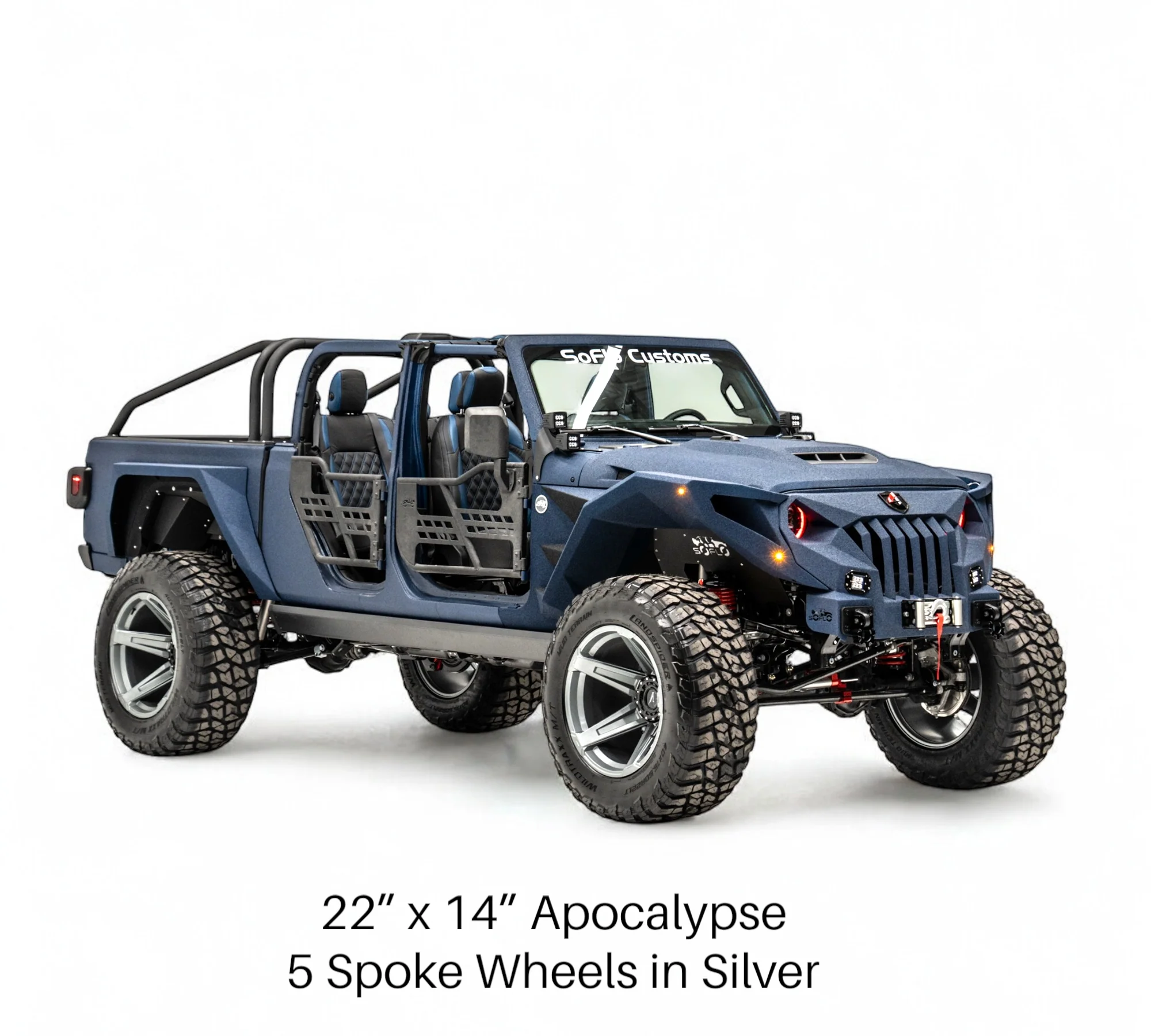 Apocalypse 5 Spoke Wheel for Jeep Wrangler and Gladiator 5 Lug (Bronze) - Image 17