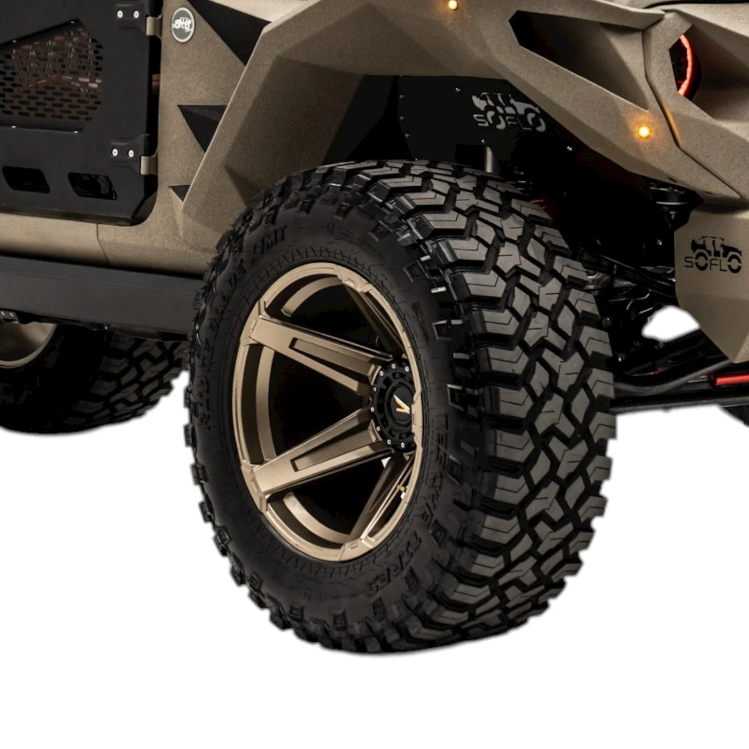 Apocalypse 5 Spoke Wheel for Jeep Wrangler and Gladiator 5 Lug (Bronze) - Image 3