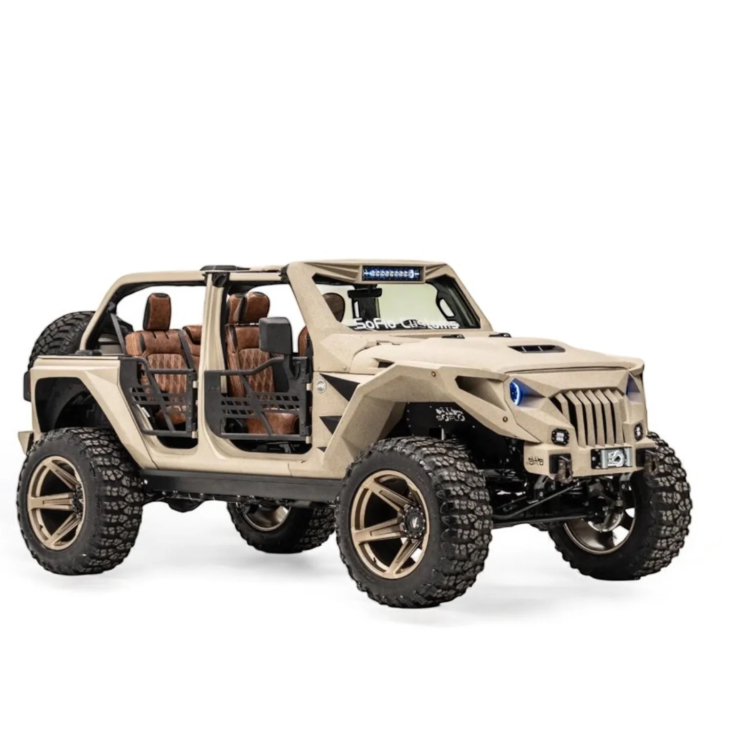 Apocalypse 5 Spoke Wheel for Jeep Wrangler and Gladiator 5 Lug (Bronze) - Image 5